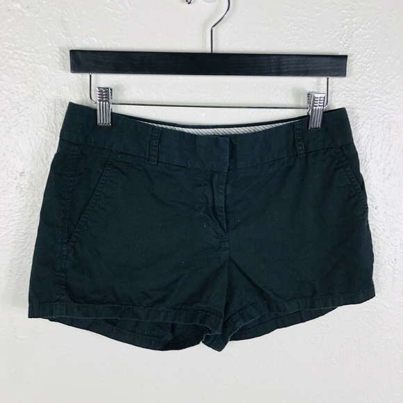 J. Crew Pants - J Crew Size 2 Chino Shorts Black 3" Casual Cotton J. Crew Pants - J Crew Size 2 Chino Shorts Black 3" Casual Cotton